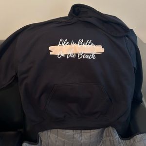 Life is better on the beach hoodie